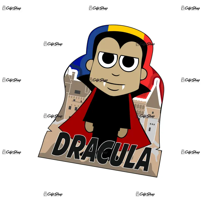 Dracula, romania, magnet frigider mgs015